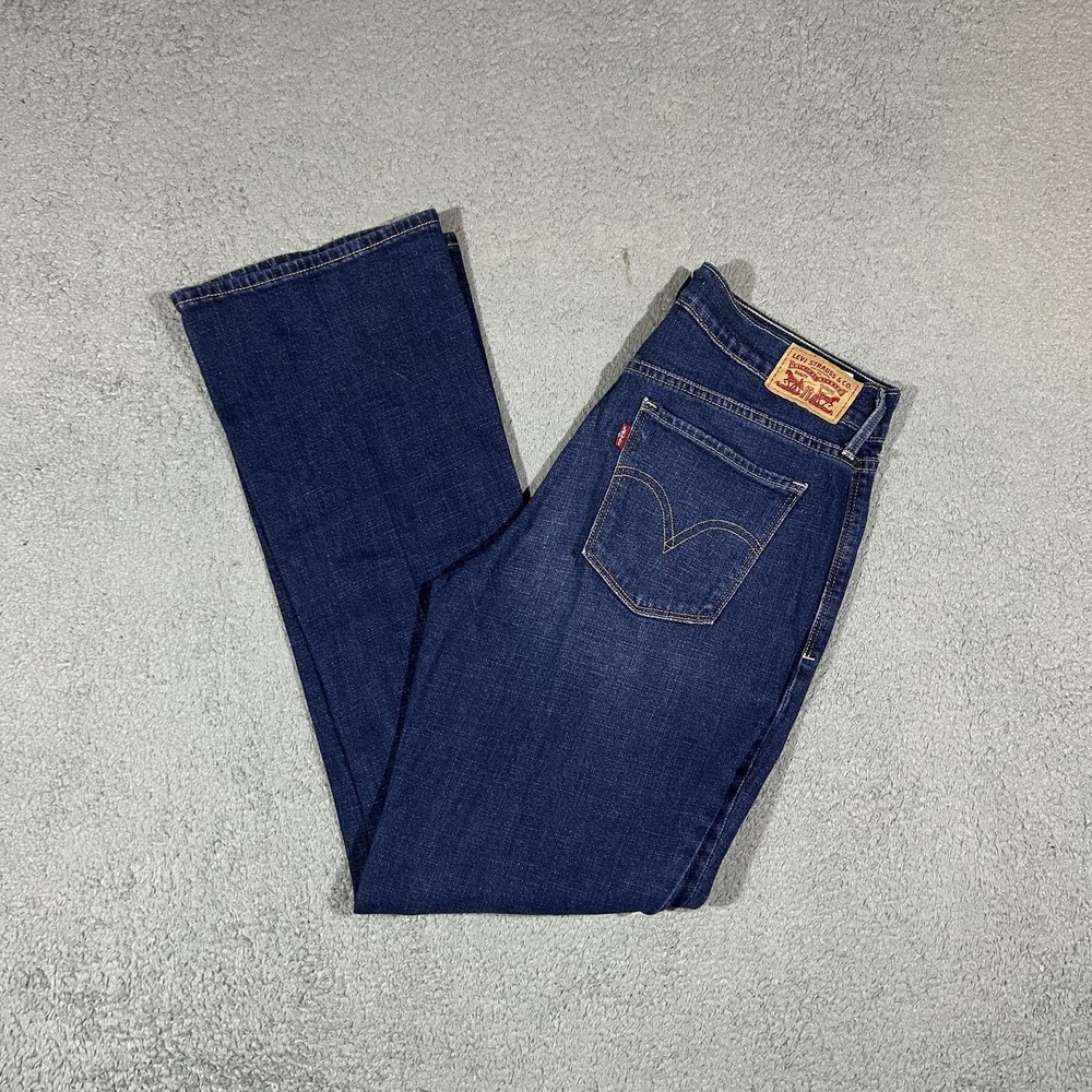 Levis Women 6 515 Bootcut Blue Denim Jeans Mid Rise 28x30 4043